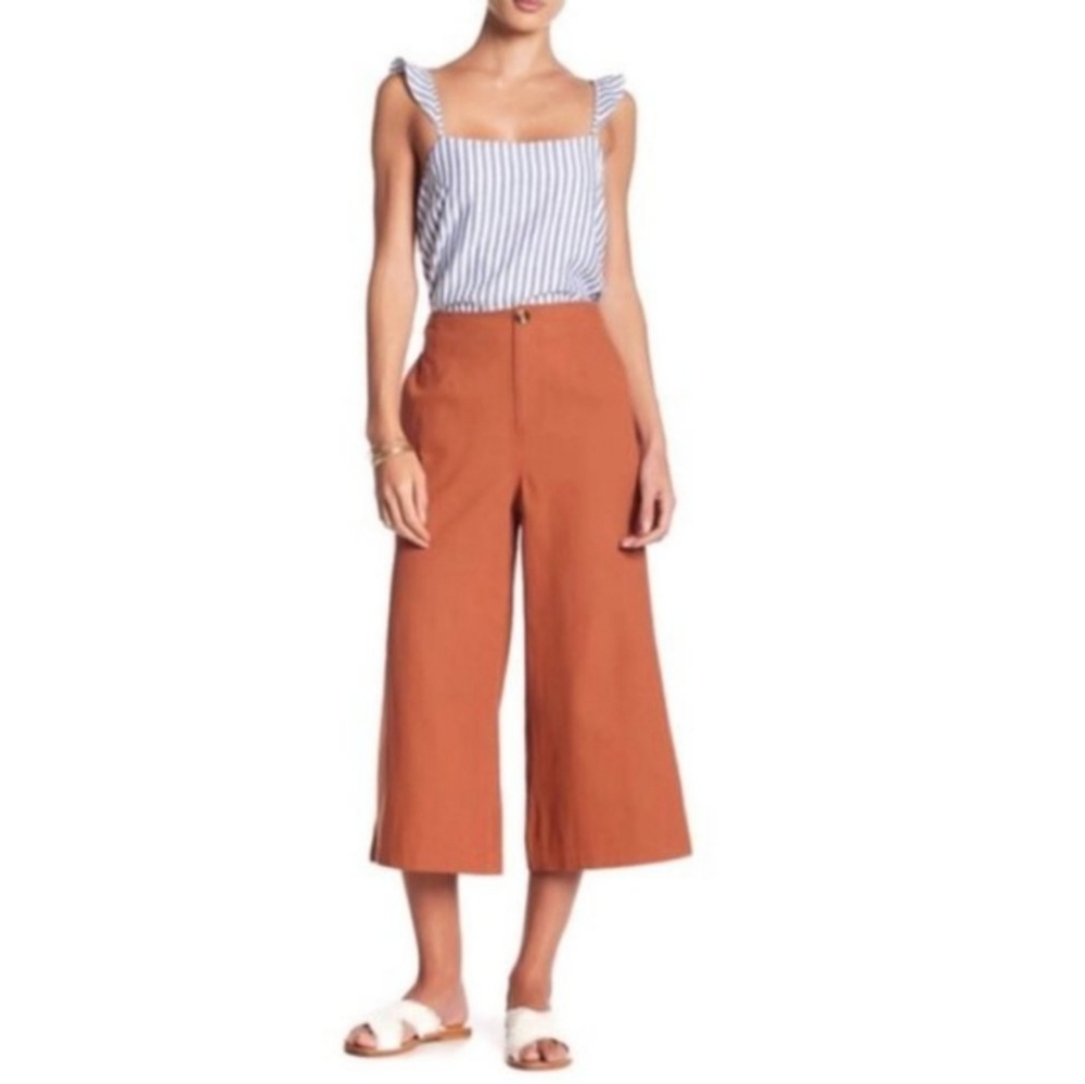 Good Luck Gem Pants High Waist Wide Ankle